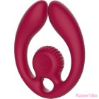SNAIL VIBE - GIZI DUO COUPLES STIMULATOR REMOTE CONTROL BURGUNDY