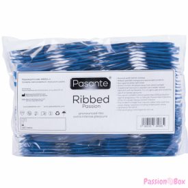 PASANTE - RIBBED PASSION CONDOMS BAG 144 UNITS