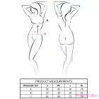 PASSION - RESILQUE BRA + THONG SET WHITE S/M