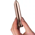 ROCKS-OFF - RECHARGEABLE VIBRATING BULLET GOLDEN ROSE