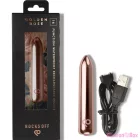 ROCKS-OFF - RECHARGEABLE VIBRATING BULLET GOLDEN ROSE