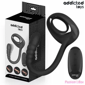 ADDICTED TOYS - P-SPOT VIBRATING COCK RING REMOTE CONTROL
