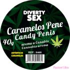 DIABLO GOLOSO - 20 CANNABIS AROMA PENIS CANDIES