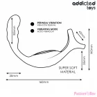 ADDICTED TOYS - DUAL PROSTATIC COCK RING REMOTE CONTROL