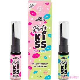   SECRETPLAY - FLIRTY KISS GELS WITH ORAL SEX EFFECTS STRAWBERRY & MINT 2 x 8 GR