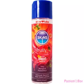   SKINS - FRUITY WATER-BASED LUBRICANT MANGO & PASSION FRUIT 130 ML