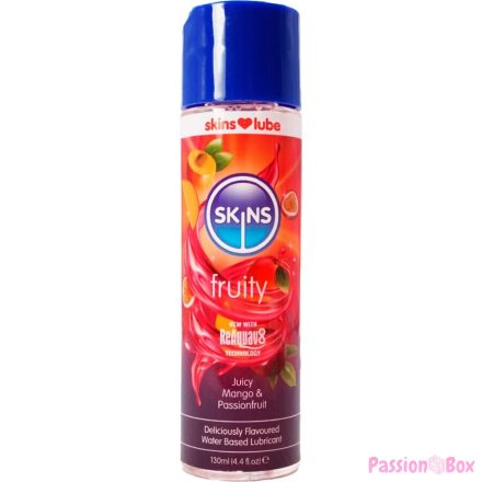 SKINS - FRUITY WATER-BASED LUBRICANT MANGO & PASSION FRUIT 130 ML