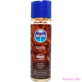 SKINS - TASTY WATER-BASED LUBRICANT DOUBLE CHOCOLATE 130 ML