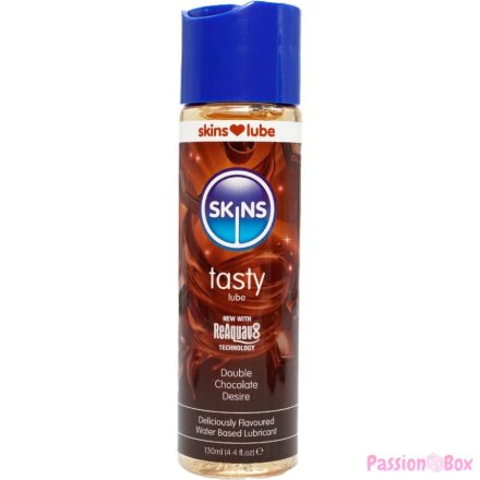 SKINS - TASTY WATER-BASED LUBRICANT DOUBLE CHOCOLATE 130 ML