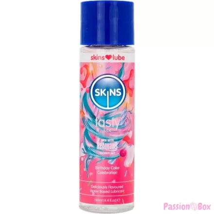 SKINS - TASTY WATER-BASED LUBRICANT BIRTHDAY CAKE 130 ML