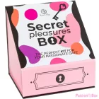 SECRET PLAY - PLEASURES BOX FOR COUPLES: DICE + VIBRATING BULLET + FEATHER PEN