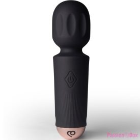 ROCKS-OFF - MINI RECHARGEABLE WAND 16 FUNCTIONS BLACK TULIP