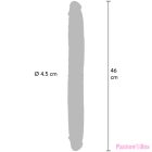 GET REAL - DOUBLE-ENDED SILICONE DILDO CARAMEL 46 CM