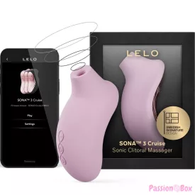LELO - SONA 3 CRUISE SONIC CLITORAL MASSAGER SOFT PINK