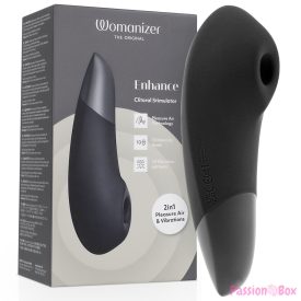 WOMANIZER - ENHANCE CLITORIAL STIMULATOR BLACK