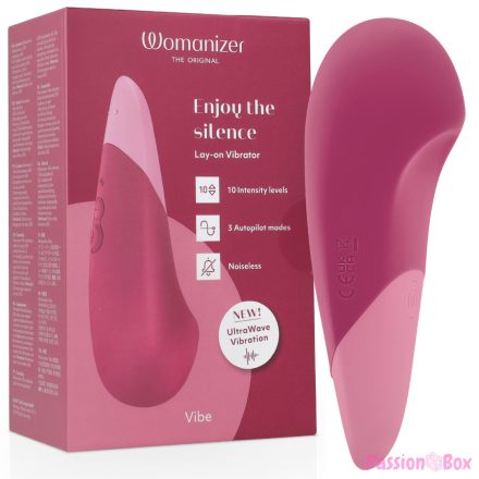 WOMANIZER - VIBE LAY-ON SILENT VIBRATOR DUSKY PINK