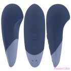 WOMANIZER - VIBE LAY-ON SILENT VIBRATOR DARK BLUE