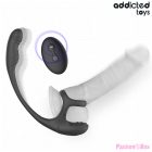 ADDICTED TOYS - ANAL PLUG WITH VIBRATION AND 360º WAVING AND TESTICLE STIMULATOR