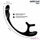 ADDICTED TOYS - ANAL PLUG WITH VIBRATION AND 360º WAVING AND TESTICLE STIMULATOR
