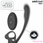 ADDICTED TOYS - ANAL PLUG WITH VIBRATION AND 360º WAVING AND TESTICLE STIMULATOR