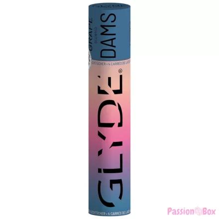 SHEER GLYDE - DAMS LAMINAS LATEX ORAL SEX GRAPES