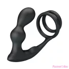 MR PLAY - VIBRATING ANAL PLUG WITH PENIS RING REMOTE CONTROL