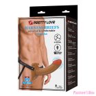 PRETTY LOVE - BRADDEN VIBRATING STRAP-ON