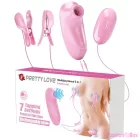 PRETTY LOVE - IMONIE 3-IN-1 MULTIFUNCTIONAL SET WITH SUCTION CUP, NIPPLES AND CLITORIS