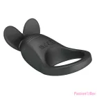 PRETTY LOVE - CARLTON PENIS RING WITH CLITORAL STIMULATOR