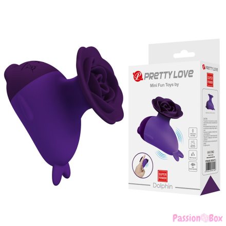 PRETTY LOVE - DOLPHIN MINI VIBRATOR WITH CLIP