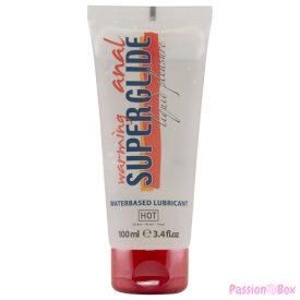   HOT - ANAL SUPERGLIDE WARMING LIQUID PLEASURE WATERBASED LUBRICANT 100 ML