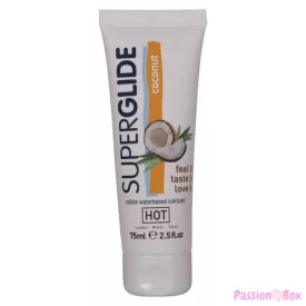 HOT - SUPERGLIDE EDIBLE LUBRICANT WATERBASED COCONUT 75 ML