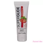 HOT - SUPERGLIDE EDIBLE LUBRICANT WATERBASED STRAWBERRY 75 ML