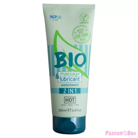 HOT - BIO MASSAGE & LUBRICANT WATERBASED 2 IN 1 200 ML