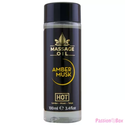 HOT - MASSAGE OIL AMBER & MUSK 100 ML