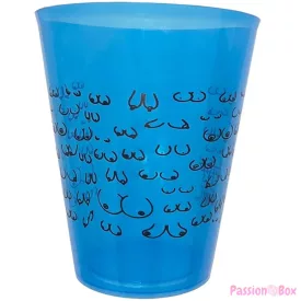 DIABLO PICANTE - BLUE CUP 500 ML WITH BLACK BOOBS