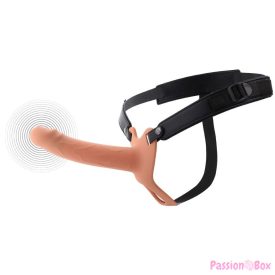   HIDDEN DESIRE - INFERNO VIBRATING PENIS SLEEVE STRAP-ON 18 CM