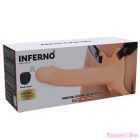 HIDDEN DESIRE - INFERNO VIBRATING PENIS SLEEVE STRAP-ON 20 CM