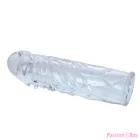 BAILE - TRANSPARENT SILICONE PENIS COVER 13 CM