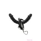 FETISH FANTASY SERIES - VIBRATING DOUBLE DELIGHT STRAP-ON.