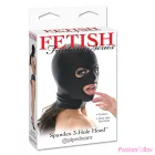 FETISH FANTASY SERIES - SPANDEX 3-HOLE HOOD