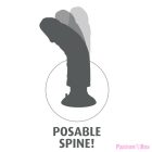 KING COCK - 20.32 CM VIBRATING COCK FLESH