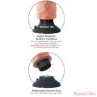 KING COCK - 23 CM VIBRATING COCK FLESH