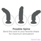 KING COCK - 23 CM VIBRATING COCK FLESH
