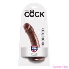 KING COCK - 6" COCK BROWN 15.2 CM