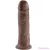 KING COCK - 10 DILDO BROWN 25.4 CM