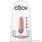 KING COCK - DILDO WITH BALLS 14 CM FLESH