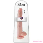 KING COCK - DILDO WITH BALLS 35.6 CM FLESH