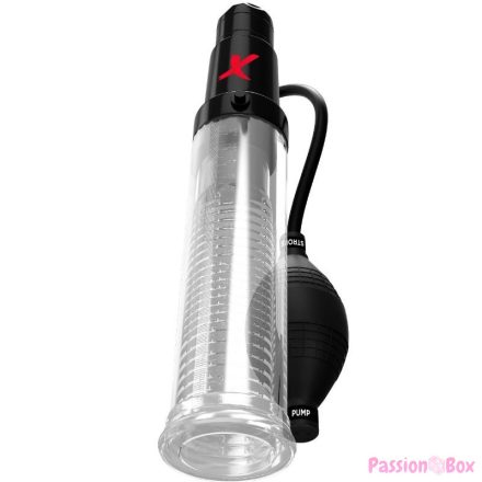 PDX ELITE - SUCK N PUMP STROKER VIBRATING MASTURBATOR STIMULATING WAVE PUMP