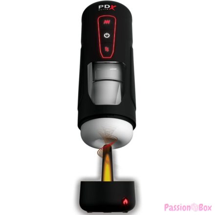 PDX ELITE - MILK ME HOTTER AUTOMATIC MASTURBATOR WITH THRUSTING AND HEAT EFFECT VIBRATION